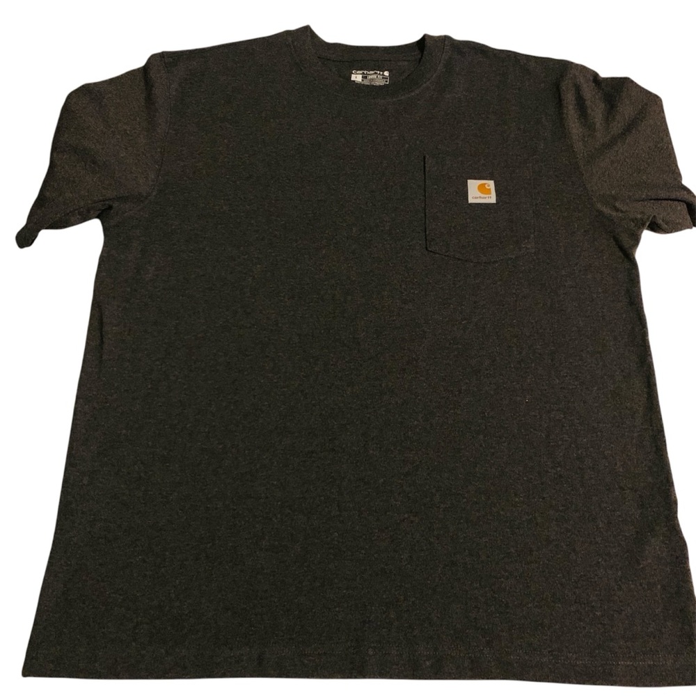 Carhartt Gray Short Sleeve Tee Relaxed Fit